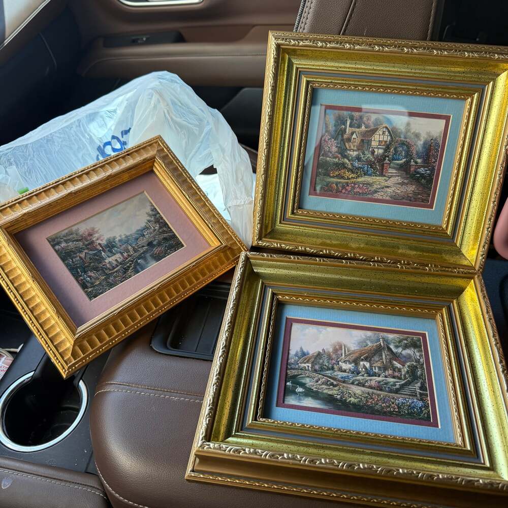 Carl Valente Wishford Family Cottage Framed Art Print